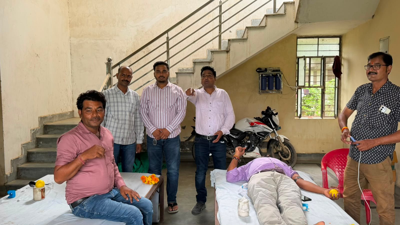 Active Members supporting Blood Donation