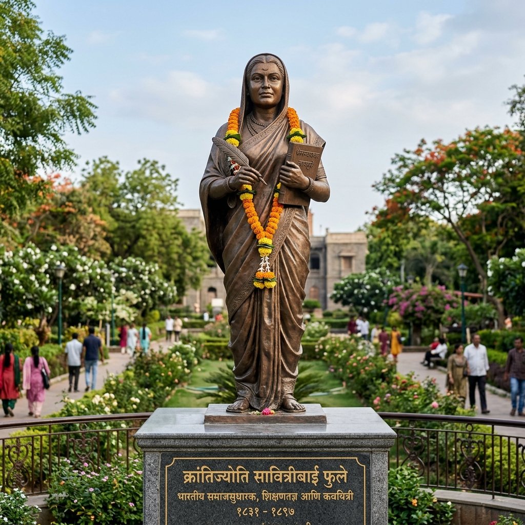 Mata Savitribai Phule Murti (Statue Installation)